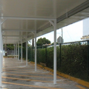 Temporary Walkway Cover