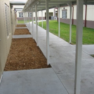 School walkway cover