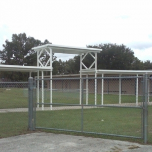 Temporary School Bus Canopy